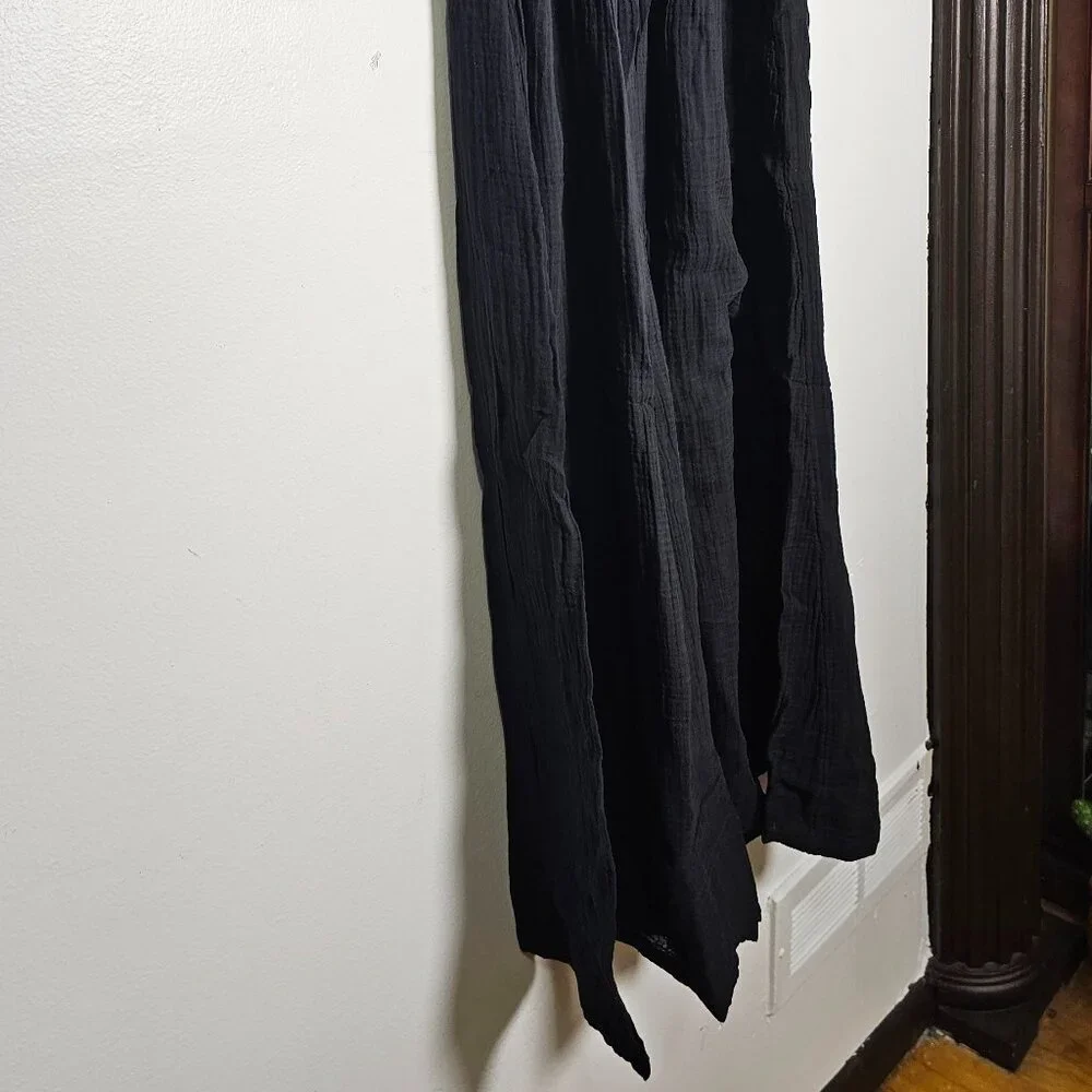 ANTHROPOLOGIE Celandine Strapless Smocked DW Maxi Dress /Black/ Size L -98212269 - Picture 3 of 10